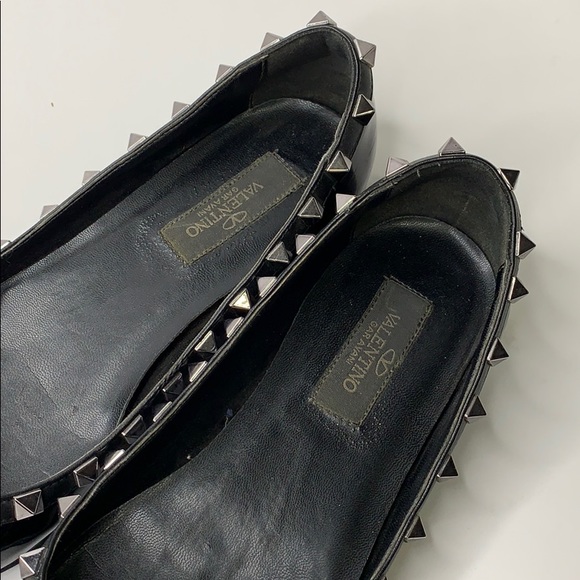 Valentino Rockstud black flats 36 - women’s 6 (i) - Picture 3 of 10